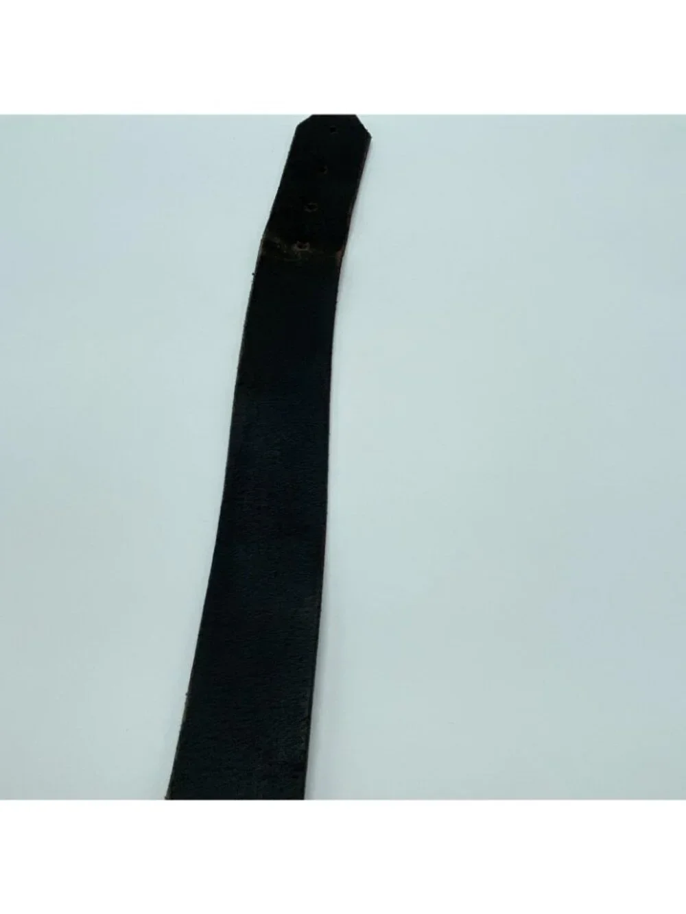 Levi's Black Bovine Leather Belt Size 32-34 Casual Jeans 1.5